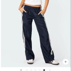 Edikted Remy Ribbon Track Pants Size M
